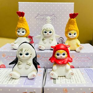 19 Stijlen 5 STUKS/SET Blind Box Kawaii Mofusand Katten Gebakken Garnalen Anime PVC Figuur Set Mystery Box - Product Image 2