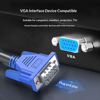 Câble blindé haute définition 4+5VGA mâle-mâle de 15 mètres pour moniteurs PC, téléviseurs, projecteurs