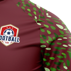 Chaqueta de manga larga con media cremallera Conjunto de ropa de entrenamiento Chándales de entrenamiento de fútbol de poliéster - Product Image 6