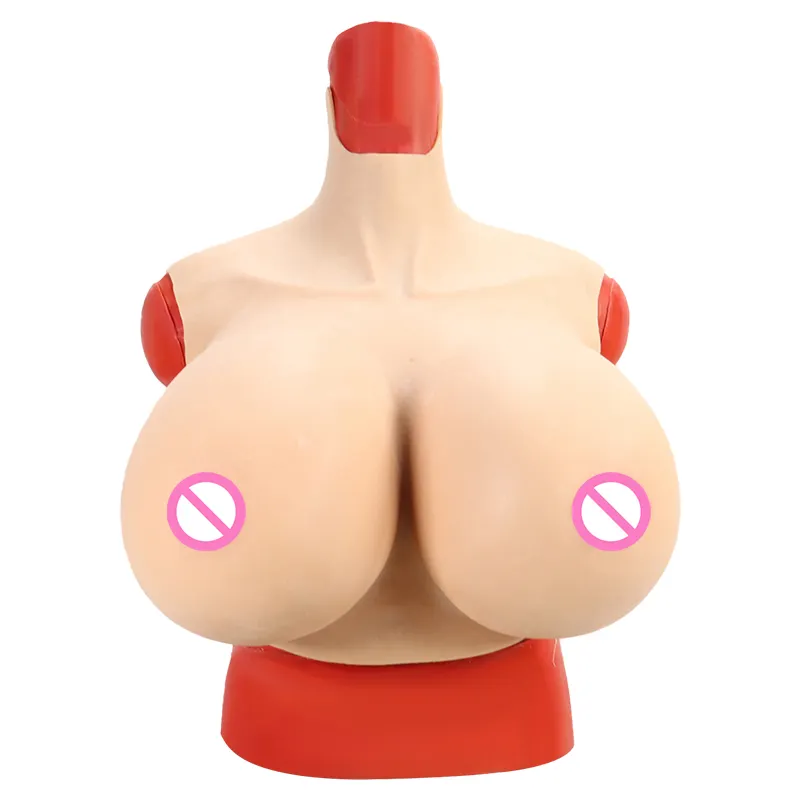 Gerçekçi silikon Z fincan göğüsler göğüsler büyük sahte meme formları erkek kadın crosscrosscrassdresser kostüm