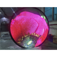 Smartyla — écran rond de télévision LED, pour l'intérieur et l'extérieur, de haute qualité, luminaire décoratif