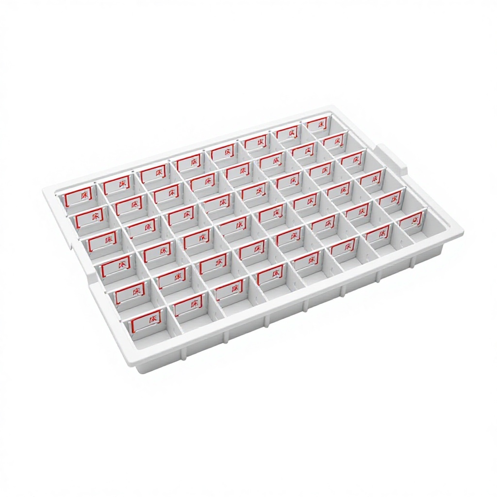 Portable Medical Plastic Medicine Dispenser with Far Infrared Disinfecting Class I Oral Medicine Box Tray for Medicine Placement