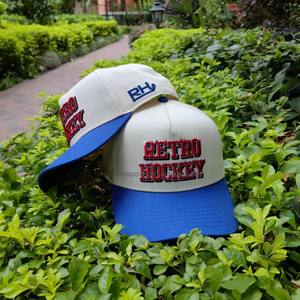 Borduurlogo 2 Tone Baseballpet Zwart-Witte Petten Honkbal Tweekleurige Buitensport Baseballpet Low-Profile Kledingverf - Product Image 1