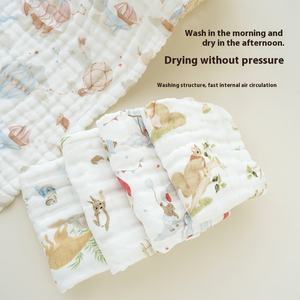 Toalla <span class=keywords><strong>de</strong></span> gasa <span class=keywords><strong>de</strong></span> burbujas suave <span class=keywords><strong>de</strong></span> seis capas para niña, servilleta impresa <span class=keywords><strong>de</strong></span> <span class=keywords><strong>playa</strong></span> personalizada, toalla <span class=keywords><strong>de</strong></span> mano <span class=keywords><strong>de</strong></span> cara suave para jardín <span class=keywords><strong>de</strong></span> infantes, uso <span class=keywords><strong>de</strong></span> cocina personalizado - Product Image 4