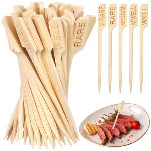 Wegwerp Milieuvriendelijke Bamboe Cocktail Picks Voor Bbq Buitenshuis Gebruik Hamburger Sticks Bar Toepassingen - Product Image 1