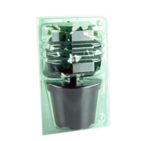 Emballage avec clapet en pvc transparent pour animaux domestiques, boîte personnalisée pour expédition de plantes