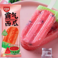 Abink Confident Pastèque Bâton de crème glacée Saveur de fruits originale avec goût de café Tendance Chocolat au lait Sac unique