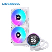 Lovingcool 2026 Nouvelle Arrivée Refroidisseur Liquide Tout-en-un pour CPU à Haute Dissipation Thermique, Boîtier Gaming, Affichage Personnalisable de la Température, Refroidisseur Liquide pour Ordinateur