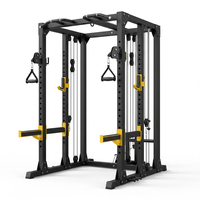 Rack de musculation avec poulie réglable à 20 positions, rack commercial Q235 PR-CR-C02 unisexe