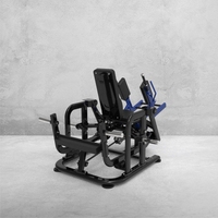 Appareil de musculation professionnel pour pont de hanche, entraîneur d'abduction inclinée et de poussée des hanches 45° °   Appareil d'entraînement réglable pour les fessiers et les cuisses externes