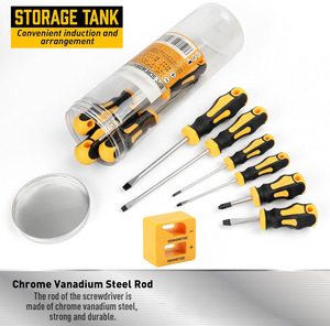 131 Mảnh Dual-Sử Dụng Tuốc Nơ Vít Bộ Công Nghiệp Cấp Hướng Dẫn Sử Dụng Tuốc Nơ Vít Kit Chrome Kết Thúc Nhựa Xử Lý Đối Với Amazon Bán Chạy Nhất - Product Image 6