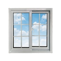 2027 Modernes Design Dreifachverglaste Fenster Aluminiumlegierung Doppelwandiges Glas mit Schiebefenster-Fliegengitter