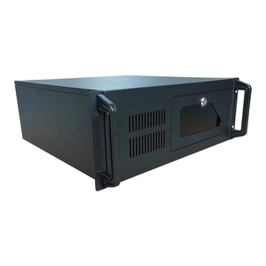 काले 1.0mm SGCC 19 इंच 4U Rackmount सर्वर मामले 4U सर्वर चेसिस के साथ 12cm प्रशंसक - Product Image 2