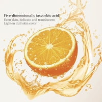 TWG RTS Crème éclaircissante pour le corps à la vitamine C à cinq couches Tonifiant naturel Crème éclaircissante pour le corps à la vitamine C imperméable