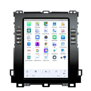 RoadNavi Teslaสไตล์Android <span class=keywords><strong>11</strong></span> รถวิทยุสําหรับToyota Prado 2002-2009 รถเครื่องเล่นมัลติมีเดียไร้สายCarplay 4G - Product Image 5