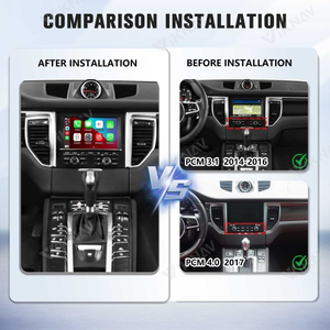 Boîtier de décodage sans fil CarPlay Android Auto pour système Linux Viknav pour Porsche Macan PCM 3.1 2014-2016 PCM 4.0 2017 - Product Image 3