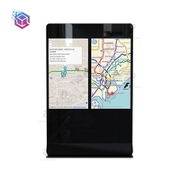 Affichage numérique LCD double face durable pour intérieur |   Écran d'affichage publicitaire intelligent avec protection contre la poussière et la corrosion