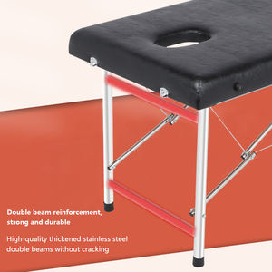 Cama de Masaje Portátil Plegable Multifuncional para Pestañas, Tatuajes y Masajes - Product Image 2