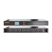 Harga Spesial YESEEDER Smart ATS Automatic Transfer Switch Dual A/B Sumber Daya 220V 8 Soket Manual Auto Switching Rak Mount