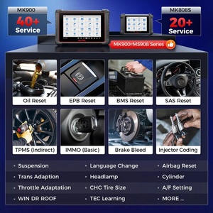 MaxiCOM MaxiCheck MK900 Scanner OBD2 bidirectionnel 8 pouces CAN FD Outil de diagnostic pour voitures Analyseur de moteur A1 A8 - Product Image 3