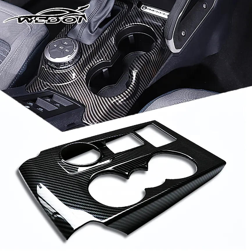 Optionele Carbon Fiber Center Control Decoration Cover Geschikt Voor Ford Bronco Trim Interieur Auto Accessoires Kits