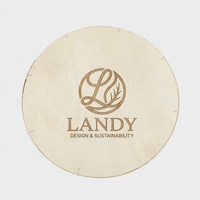 Boîte à fromage artisanale en bois avec logo personnalisé, conception à micro-ventilation pour le vieillissement du Camembert, en bois de peuplier naturel agrafé