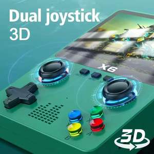 X6 konsol Game genggam model Retro, konsol Game genggam, konsol Game Android, 2025 genggam, 32GB, 3.5 + Game, 10000 - Product Image 6