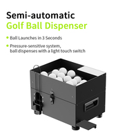 Mesin Dispenser Bola Golf Portabel Tahan Lama JEX JEX002 Kelas Atas dengan Alas Logam untuk Lapangan Golf, Desain Warna Dapat Disesuaikan, Harga Terjangkau