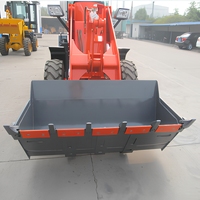 Loader Roda Kompak 1.8 Ton Langsung dari Pabrik, Bucket 0.8m³, Diesel 58kW, 4WD, Payloader untuk Konstruksi, Pertanian, Tambang, Mini Loader Cina