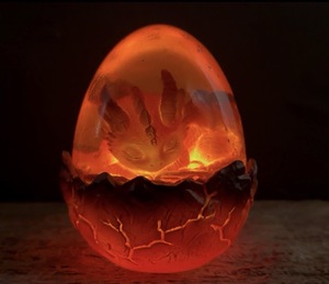 High-end Custom Resin Crafts, Light-Up Dragon Egg Concept Product Consult Before Ordering Sleeping Baby Dragon <strong>Figurine</strong> - Product Image 6