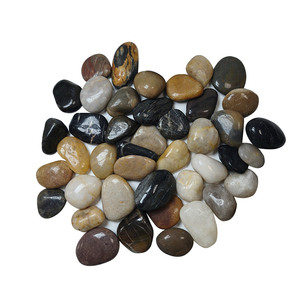 Superficie lucida pietra naturale pioggia ciottoli di fiori per Villa e decorazioni per eventi eco-friendly centrotavola di nozze - Product Image 3