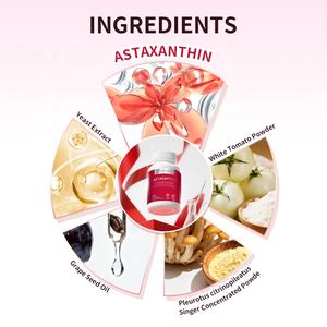 כמוסות אסטקסנטין של GlowLeaf, תוסף תזונה נוגד חמצון, סופטג'ל אסטקסנטין לטיפוח העור, הלבנה, חיזוק מערכת החיסון ובריאות המפרקים - Product Image 2