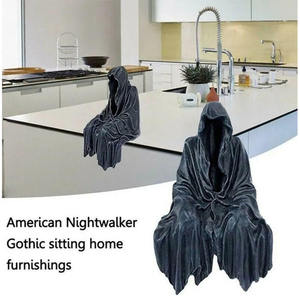 Figurine de dessin animé Chevalier Fantôme Mystérieux en résine, jouet, décoration de jardin, objet décoratif pour la maison, vente en gros - Product Image 6