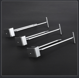 Chất Lượng Cao Ống Thanh Treo Hooks Đôi Dòng Kim Loại Thanh Ngang Hooks Với Giá Tag Chủ - Product Image 2