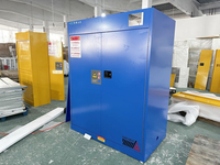 Gabinete de Seguridad para Productos Químicos Personalizado, Completamente de Acero, de 45 Galones (100 Litros) para Almacenamiento de Materiales Inflamables