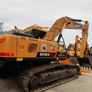 Excavadora sobre orugas SANY SY215C Pro de 21 toneladas de segunda mano a buen precio para trabajos de construcción en Stock - Product Image 3