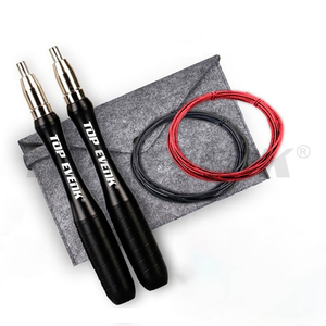 Biểu Tượng Tùy Chỉnh Ba Mang Tự Khóa Nhảy Dây Thông Minh Thiết Bị Tập Thể Dục Hợp Kim Nhôm PVC Dây Thép Giá Rẻ Nhôm Xử Lý - Product Image 1