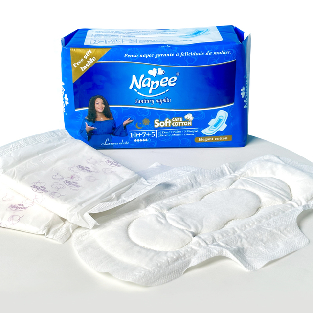 Best-selling Breathable Winged Cotton Organic Sanitary Pads Maxi/Super Super Absorbency Leak Guard Low Price High Quality Lady