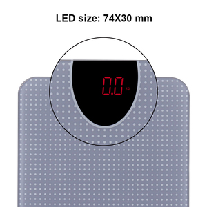 Écran LCD de charge USB de <span class=keywords><strong>type</strong></span> <span class=keywords><strong>C</strong></span> pour balance corporelle numérique domestique 180Kg antidérapant et rechargeable par USB - Product Image 5