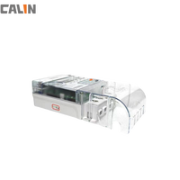 Compteur d'énergie prépayé intelligent monophasé BPLC avec couvercle de borne étendu et module enfichable
