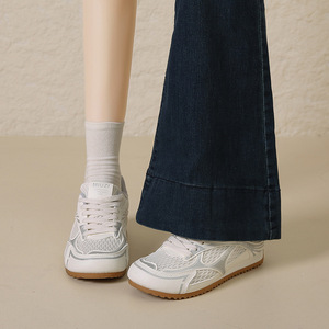 Chaussures de course décontractées et sportives légères LYKU BN2006 pour femme, été 2006, à lacets, avec empeigne en maille respirante, style coréen tendance - Product Image 4