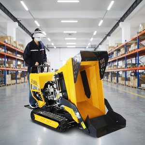 Мини-самосвал на гусеничном ходу 1 тонна, самозагружающийся, дизельный, гидравлический, для малых сельскохозяйственных работ - Product Image 1