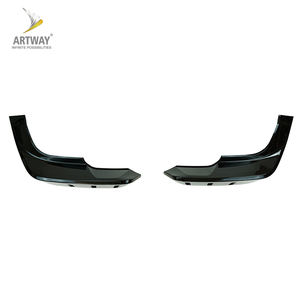 Pièces de réglage de style urbain noir brillant ABS séparateur de lèvre avant <span class=keywords><strong>coin</strong></span> de pare-chocs pour Land Rover Defender 2020-2024 séparateur avant - Product Image 3