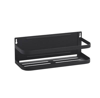 ชั้นวางตู้เย็นขนาดเล็กสีดำ (ไม่มีแท่ง)