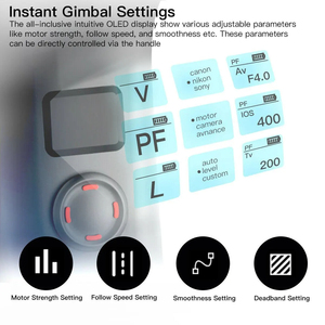 <span class=keywords><strong>Stabilisateur</strong></span> de caméra portable <span class=keywords><strong>compact</strong></span> à 3 axes Zhiyun Weebill S pour appareils <span class=keywords><strong>photo</strong></span> reflex numériques et hybrides Panasonic LUMIX Nikon Canon - Product Image 2