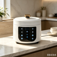 Cuisinière à pression électrique intelligente 5.1-6.0L, 13-en-1 multifonctionnelle, cuve intérieure en aluminium, contrôle numérique, arrêt automatique, économie d'énergie