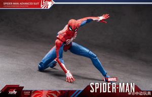 ZD Toys Original véritable Spider-man-<span class=keywords><strong>costume</strong></span> de combat avancé 18cm/7in 1/10 échelle figurine modèle mobile Figurine à collectionner - Product Image 6