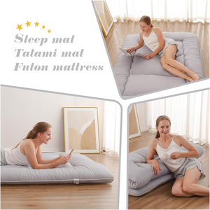 Matelas <span class=keywords><strong>de</strong></span> sol japonais, futon |   Sac <span class=keywords><strong>de</strong></span> <span class=keywords><strong>rangement</strong></span> portable pour tapis <span class=keywords><strong>de</strong></span> tatami, imperméable, écologique, <span class=keywords><strong>housse</strong></span> lavable, camping - Product Image 4