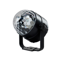 Projecteur LED RGB Rotatif pour Scène, Lumière Disco, Boule DJ, Stroboscope, Contrôle Sonore, Effet Magique, Cadeau de Noël, Lampe Laser pour Fête, Club, Spectacle