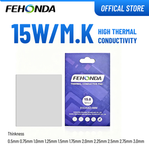 Almohadilla Térmica Adhesiva de Aislamiento, Venta Directa de Fábrica, Placa de Silicona para Baterías, GPU, PCB, 15W/m.k para LED GPU - Product Image 1